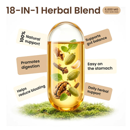 Black Walnut Wormwood Cleanse - 6,600mg softgels