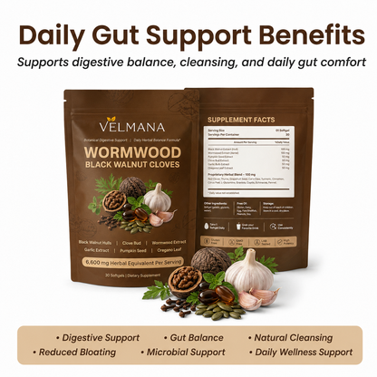 Black Walnut Wormwood Cleanse - 6,600mg softgels