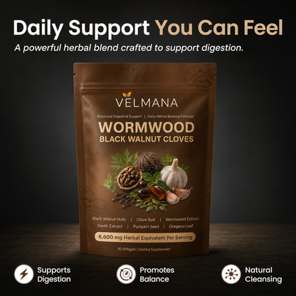 Black Walnut Wormwood Cleanse - 6,600mg softgels