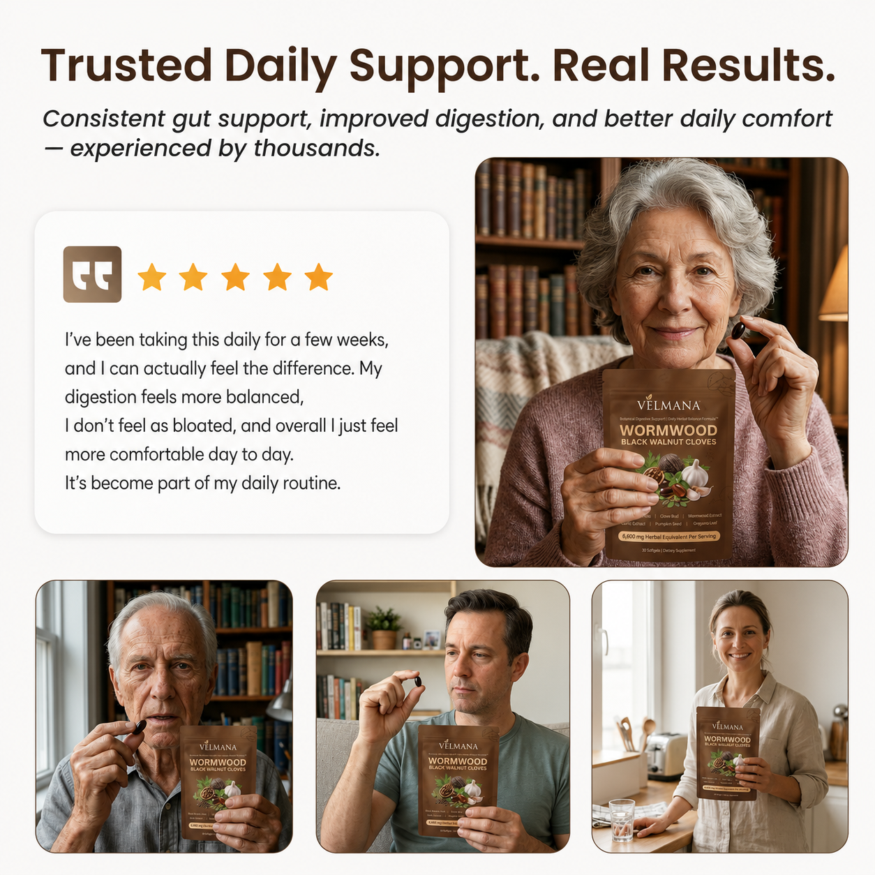 Black Walnut Wormwood Cleanse - 6,600mg softgels